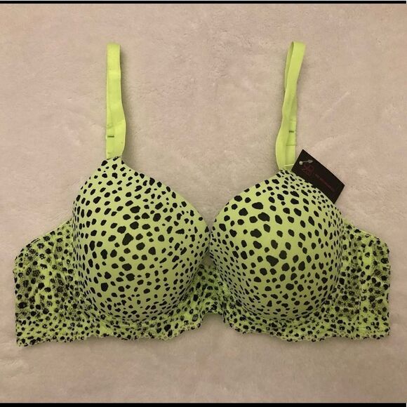 Women’s Animal Print Underwire T-shirt Bra - Picture 4 of 11